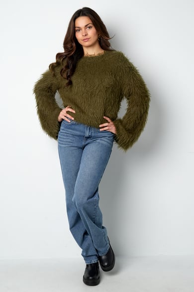 Fluffy finesse top - Burgundy h5 Picture7
